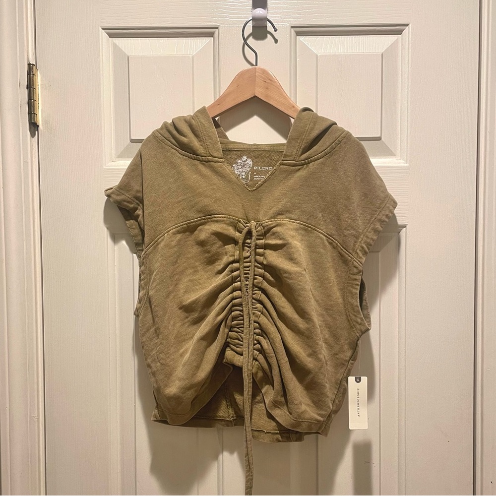 Anthropologie Pilcro Cinched Baby Hoodie